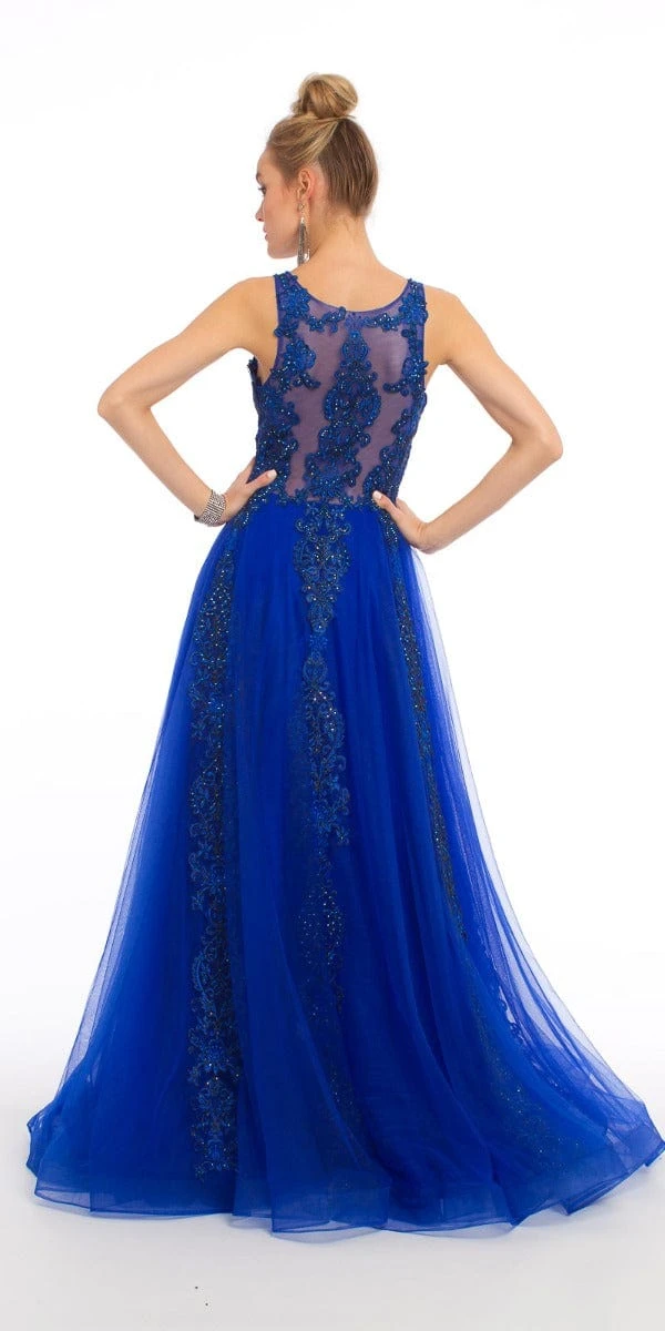 Embroidered Tulle Ballgown - Image 2