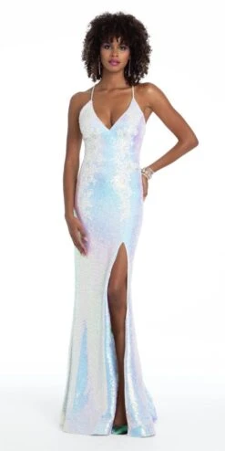 AB Sequin Strappy Back Dress