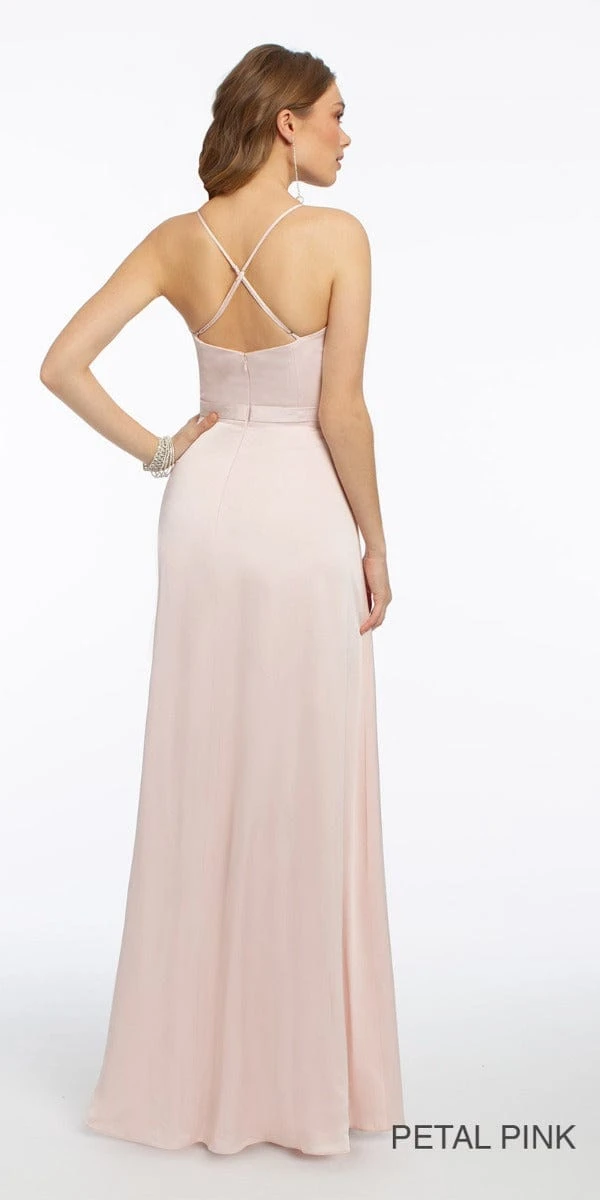 Plunge Crepe X-Back Dress - Petite - Image 18
