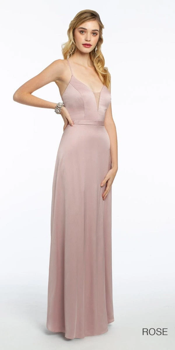 Plunge Crepe X-Back Dress - Petite - Image 6