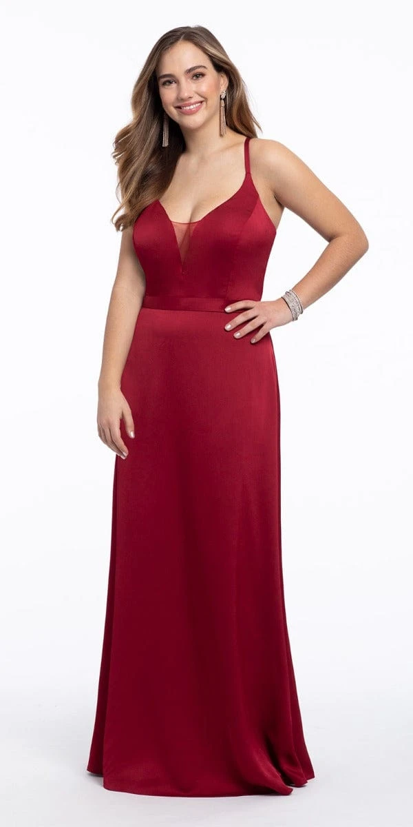 Plunge Crepe X-Back Dress - Petite - Image 15