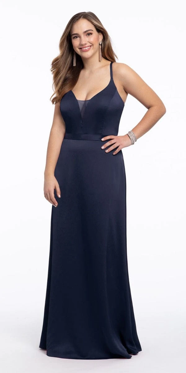 Plunge Crepe X-Back Dress - Petite - Image 10