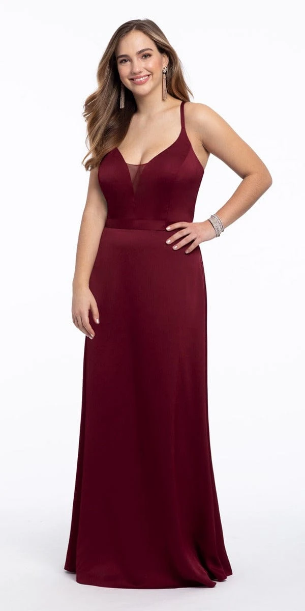 Plunge Crepe X-Back Dress - Petite - Image 11